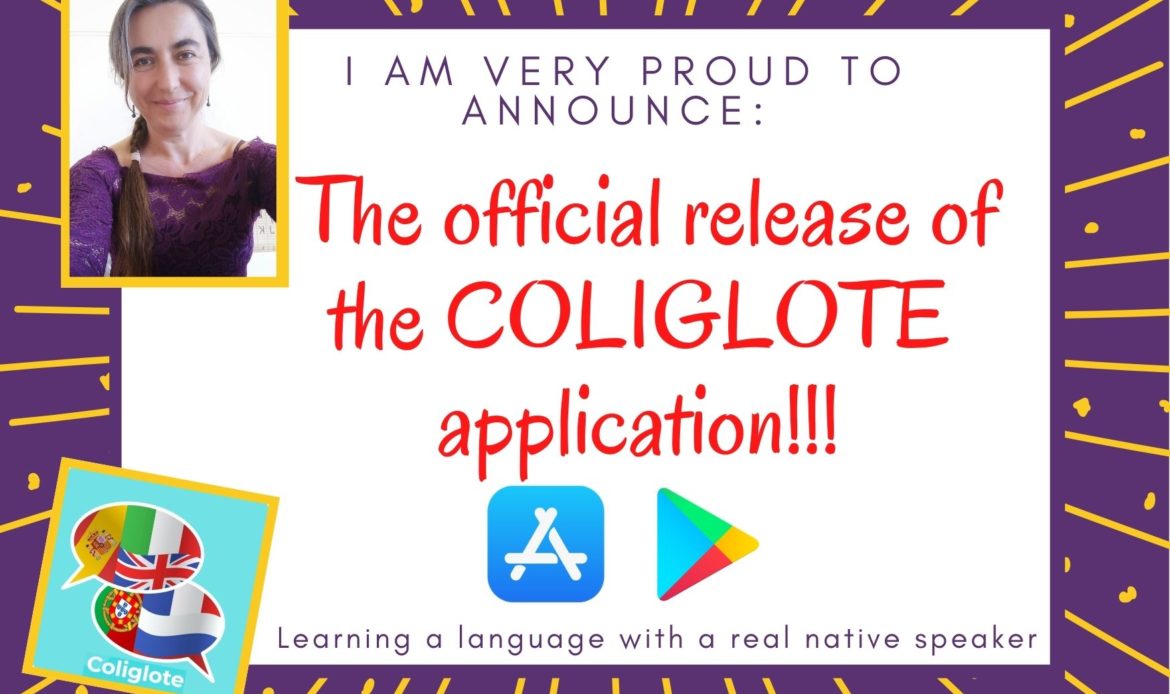 🥳🥳🥳 L’application COLIGLOTE est SORTIE !